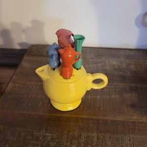 Fiestaware Yellow Canape Five Piece Set